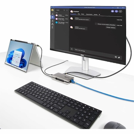 Startech.Com USB C MULTIPORT ADAPTER, 4K 60HZ HDMI 2.0B, HDR, USB 3.2 GEN 2 10GBPS HUB 2XUSB C, 1XUSB A,  DKT31CH2CPD3