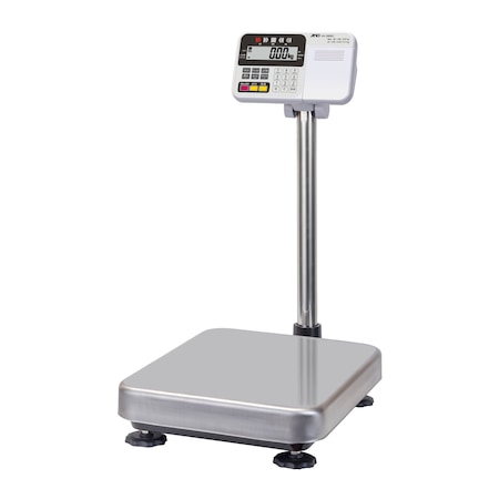 A&D High Resolution Platform Scale, 50/300/500lb x 0.05/0.1/0.2lb with LARGE Platform, LEGAL FOR TRADE HV-200KC