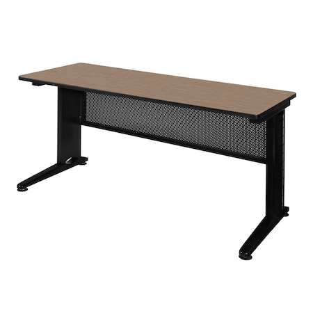 Regency Fusion Seminar Training Table, 72 in W, 24 in L, Noble Oak MFTT7224NO