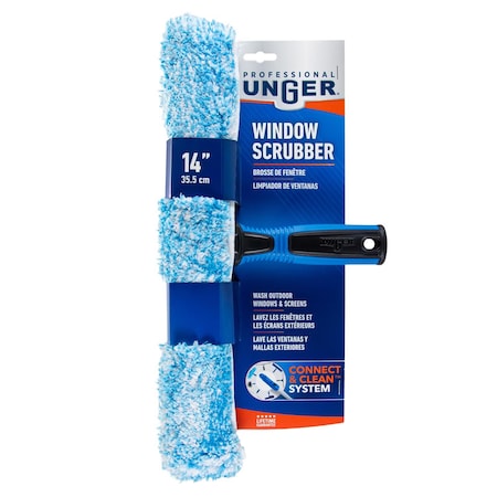 Unger 14 in. Plastic Window Scrubber 983920