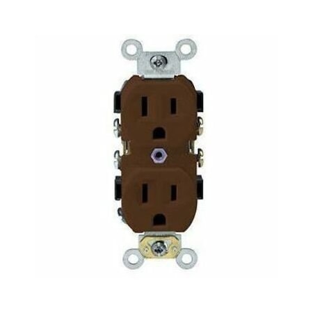Leviton Commercial Grade Duplex Receptacle, 15 Amp, 125 Volt BR15