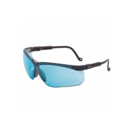 Uvex Genesis Eyewear, 50% Gray Lens, Polycarbonate, Uvextreme, Black Frame, 10PK 763-S3213X