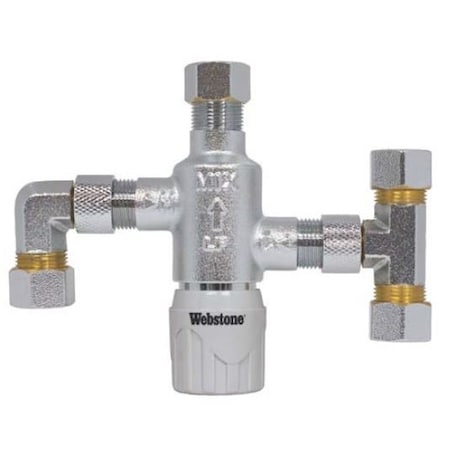 Nibco 3/8 Comp By-Pass Tmv W/ Check H-77211W