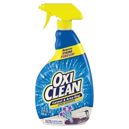 Oxiclean Carpet and Area Rug Stain Remover, 24 oz, Bottle, Liquid, Cosmetic, White 95040