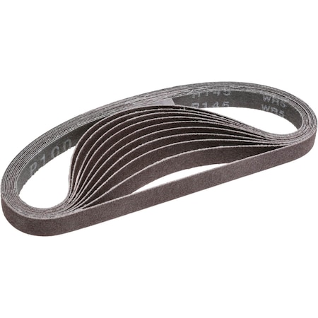 Grizzly 1/2" x 18" A/O Sanding Belt 100 Grit, 10PK T25731