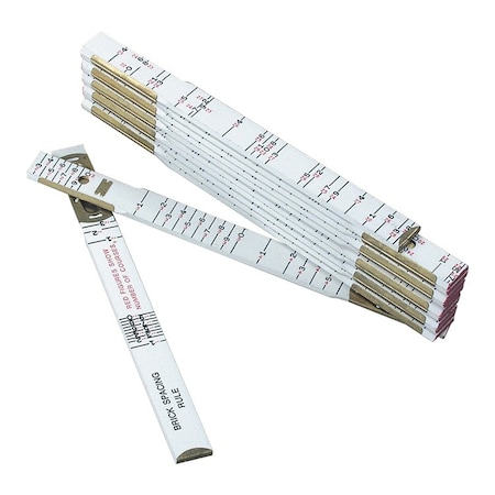 Kraft Tool Kraft Tool 6' Lufkin Wood Spacing Rule BL167
