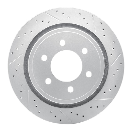 Dynamic Friction Co DFC Geoperformance Rotor - Drilled and Slotted 830-54220R