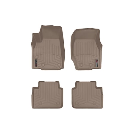 Weathertech Tan, Front and Rear Floorliners 451696-1-2