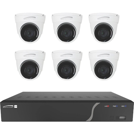 Speco Technologies Speco Video Surveillance System - 2 TB HDD - Network Video Recorder, Camera - HDMI ZIPK8TA