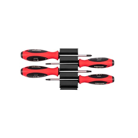 Tekton Phillips and Slotted Screwdriver Set w/Mod Org, 4 IN Shanks, 4-Piece, #1-#2, 5.5-6.5 mm DWZ90105
