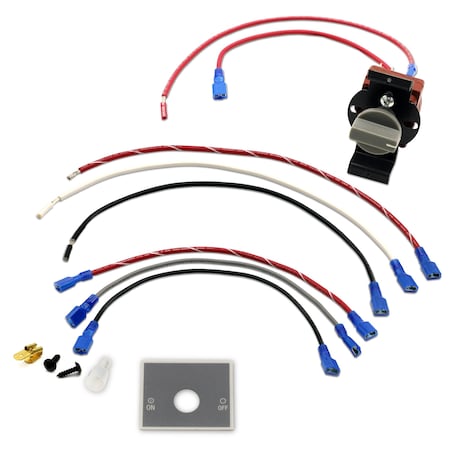 King Electric KBP Heat/Fan/Disconnect Switch, 120-277V, Field Installed Kit KBP-HFD-KIT