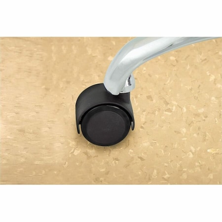 Master Caster Master Mfg Co Noiseless Duet Chair Mat Casters, Black, 5PK MAS64328