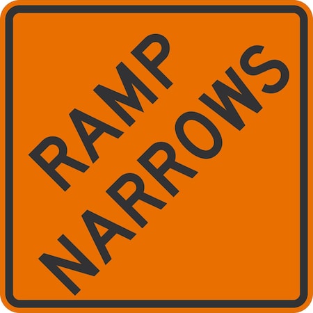 Lyle Ramp Narrows, 30x30, High Intensity Prismatic, Orange G-15340-HI_30x30