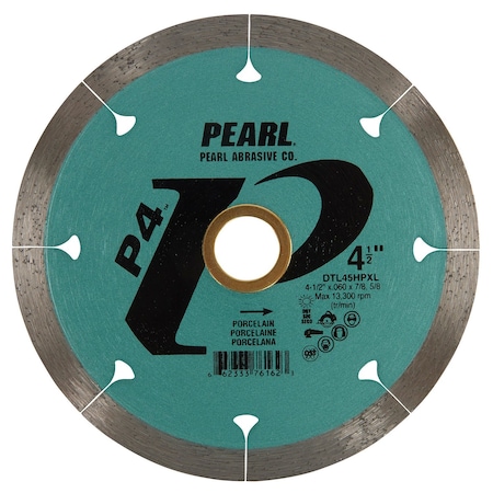 Pearl P4 Porcelain Blade 4 1/2 in. 5/8 in.-7/8 in. Arbor DTL45HPXL