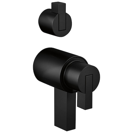 Brizo Litze Tempassure Thermostatic Valve With Diverter Trim Handle Kit, Lever HL7532-BL