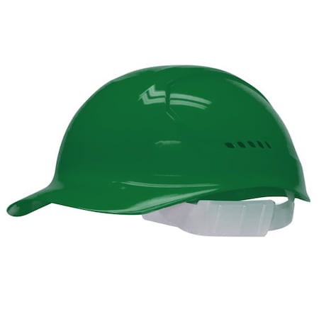 Duo Safety Bump Cap, Vented, High Visibility Green HBCUSA6