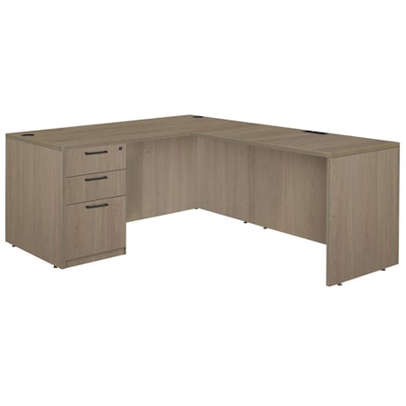 Regency Corner Desks, 29 in H, 71 in W X Wood, Noble Oak LLDSPF713547NO