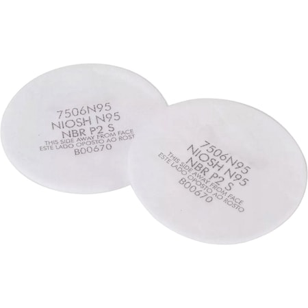 North N95 Pad Filters (10/pk), 12PK 7506N95