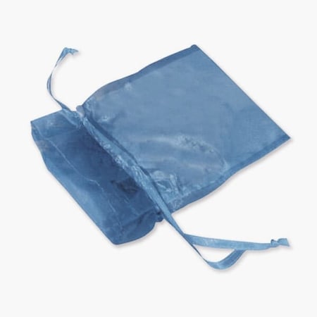 Nashville Wraps Navy Blue Organza Favor Bags, 3x4, 10PK B01023