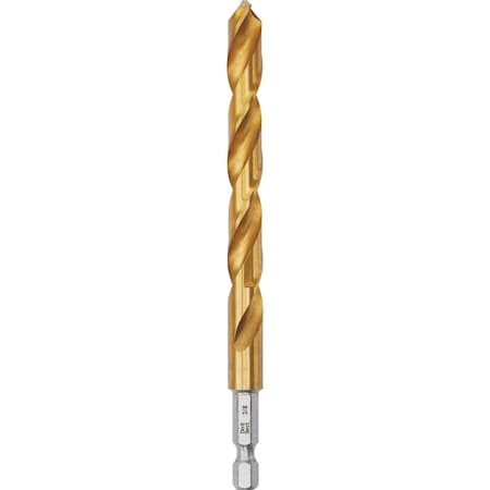Do It Best 3/8'' Impact Ready Titanium Hex Shank Drill Bit QJDIB-DB-057
