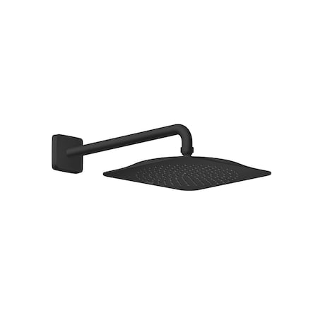 Axor Citterio C Showerhead 270 1- Jet with Showerarm Trim, 2.5 GPM in Matte Black 28791671