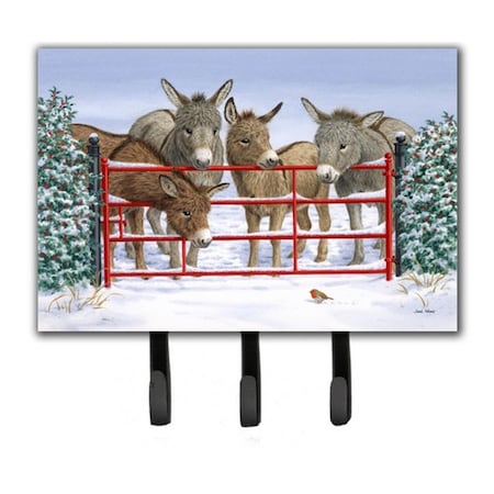 Carolines Treasures Donkeys and Robin Leash or Key Holder ASA2198TH68