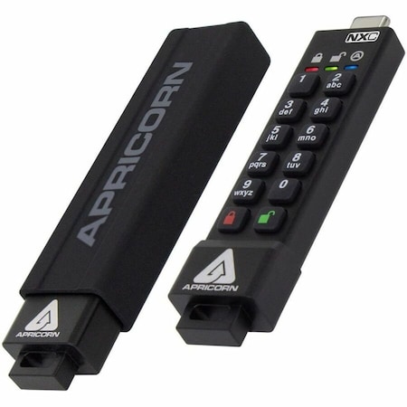 Apricorn 256GB 256-BIT AES XTS HARDWARE ENCRYPTED SECURE USB 3.0 MEMORY KEY ASK3-NXC-256GB