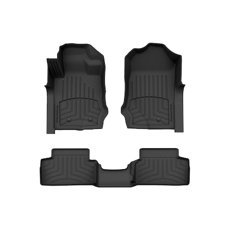 Weathertech Black, Front and Rear FloorLiner HP 441695-1-2IM