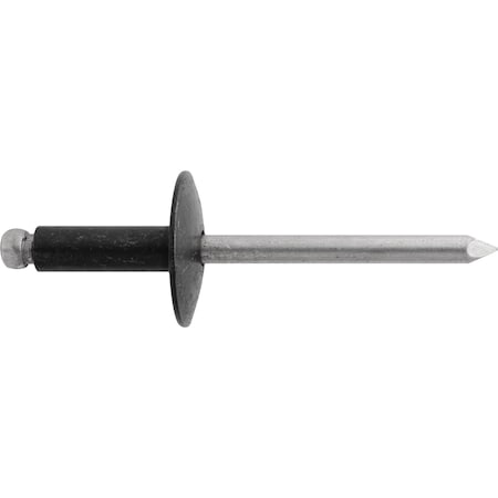Auveco Large Flange Rivet 3/16in Diameter 1/4 3/8in, 50PK 24474