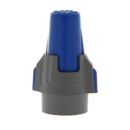 Ideal Twist-On Wire Connector, 6 AWG Max, Blue, Gray, None Insulation, 1,000 V, 150 PK 30-1348J