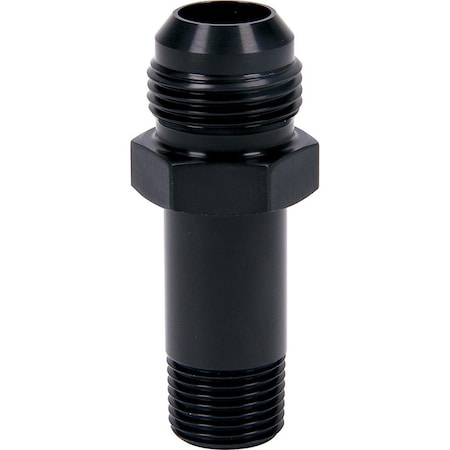 Powerhouse 0.5 in. NPT to -12 AN x 3 in. Aluminum Oil Inlet Fitting PO3624531