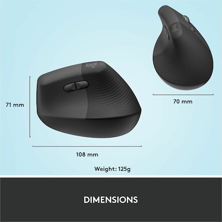 Logitech Lift Vertical Ergo Mouse 910006466