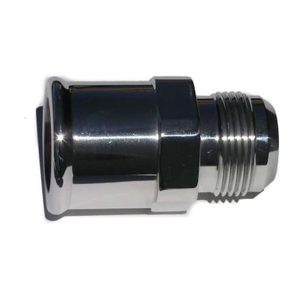 Meziere WA16150U -16 AN Male to 1.5 in. Polished Hose Fitting MEZWA16150U