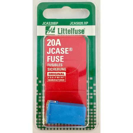 Littelfuse Cartridge Type JCASE 20 Amp Slow Blow Single JCAS20BP