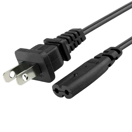 Sanoxy AC Power Cord Replacement Cable compatible with PS2 PS3 PS4 Slim / Super Slim SNX-CABLE118-PW110-1206