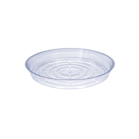 New Courtyard 9 in. Vinyl Plant Saucer, Clear, 400PK NE3137596