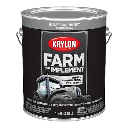 Krylon Acrylic Coating, High Gloss, Massey Ferguson Gray K01969008