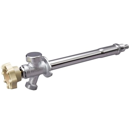 B & K Anti-Siphon Frost-Free Sillcock Valve, 1/2x3/4 in Connection, MPTxHose, 125 psi Pressure, Brass Body 104-851HC