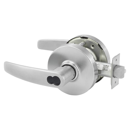 Sargent Grade 1 Entrance/Office Cylindrical Lock, B Lever, L Rose, LFIC Disposable Construction Core, Satin 60-10XG05 LB 26D