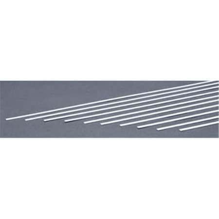 Evergreen 0.30 x 0.125 in. Styrene Strips Railroad Scratch Building Supply, White EVG136