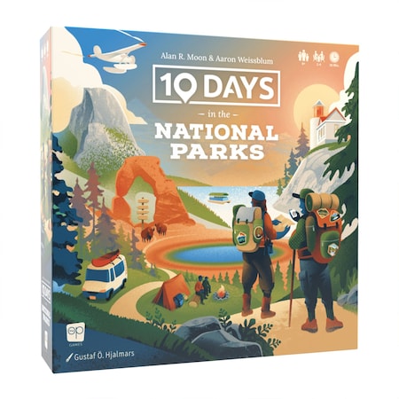 Usaopoly 10 Days In The National Parks Board Game PA025-846