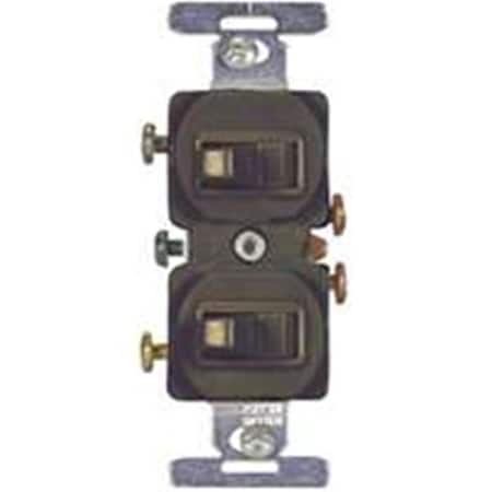 Eaton Wiring Devices Brown Quiet 2Toggle Switch 6137913
