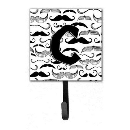 Carolines Treasures Letter C Moustache Initial Leash and Key Holder CJ2009-CSH4