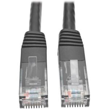 Doomsday Cat6 Molded Male to Male Patch Cable, Black - 10 ft. DO524925
