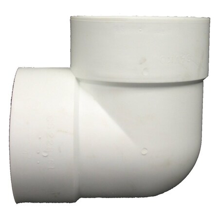 Ads Pipe Elbow, 4 in, 90 deg Angle, HDPE 0499TW