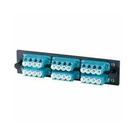 Ortronics 6 PORT PANEL LC QUAD MM 24FIB, LOADED FOR FC SERIES ENCL OFP-LCQ24LC