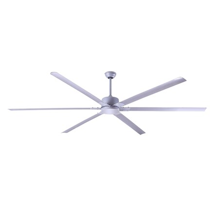 Canarm Industrial Fan, 8 ft Blade Dia, 6 Blades, 5 Speeds, 120V AC, Powder Coated CP96PG