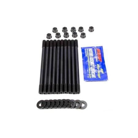 Whole-In-One 201-4301 Cylinder Head Stud 12 Point Nuts Chromoly Black Oxide - BMW 4-Cylinder WH3615494