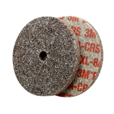 Scotch-Brite EXL Unitized Wheel, 8A Coarse, 2-1/2 in x 1/2 in x 3/8 in, SPR 20536A, 20PK XL-UW