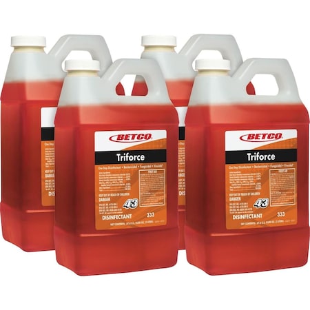 Betco Covid Triforce Disinfectant, Orange BET3334700